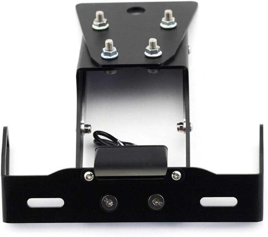Compatible with 2016-2020 NINJA ZX10R, 2017-2020 NINJA ZX10RR Tail Tidy Fender Eliminator Kit License Plate Holder with LED License Plate Light