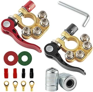 SINGARO Car Battery Terminal Connector is Applicable to SAE/JIS Type A Terminal Accessories, Compatible with Cars, Trucks and More