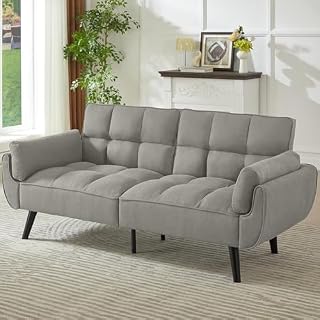 JIEXI Sofa 3 Sitzer, Kleines Schlafsofa 191x83cm, Bequemes | Rückenlehne ohne Klappfunktion, Geeignet Für Wohnzimmer, Büro, Lounge, Zimmer, Schlafzimmer