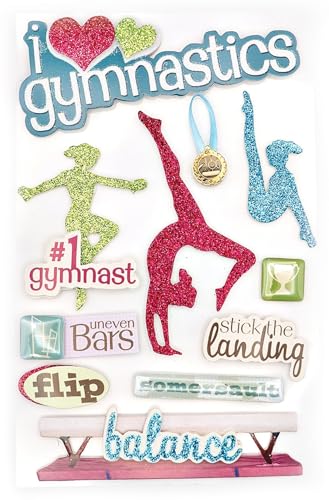 Paper House Productions Die-Cut Dimensional & Glitter Accent Scrapbook Sticker Sheet -...