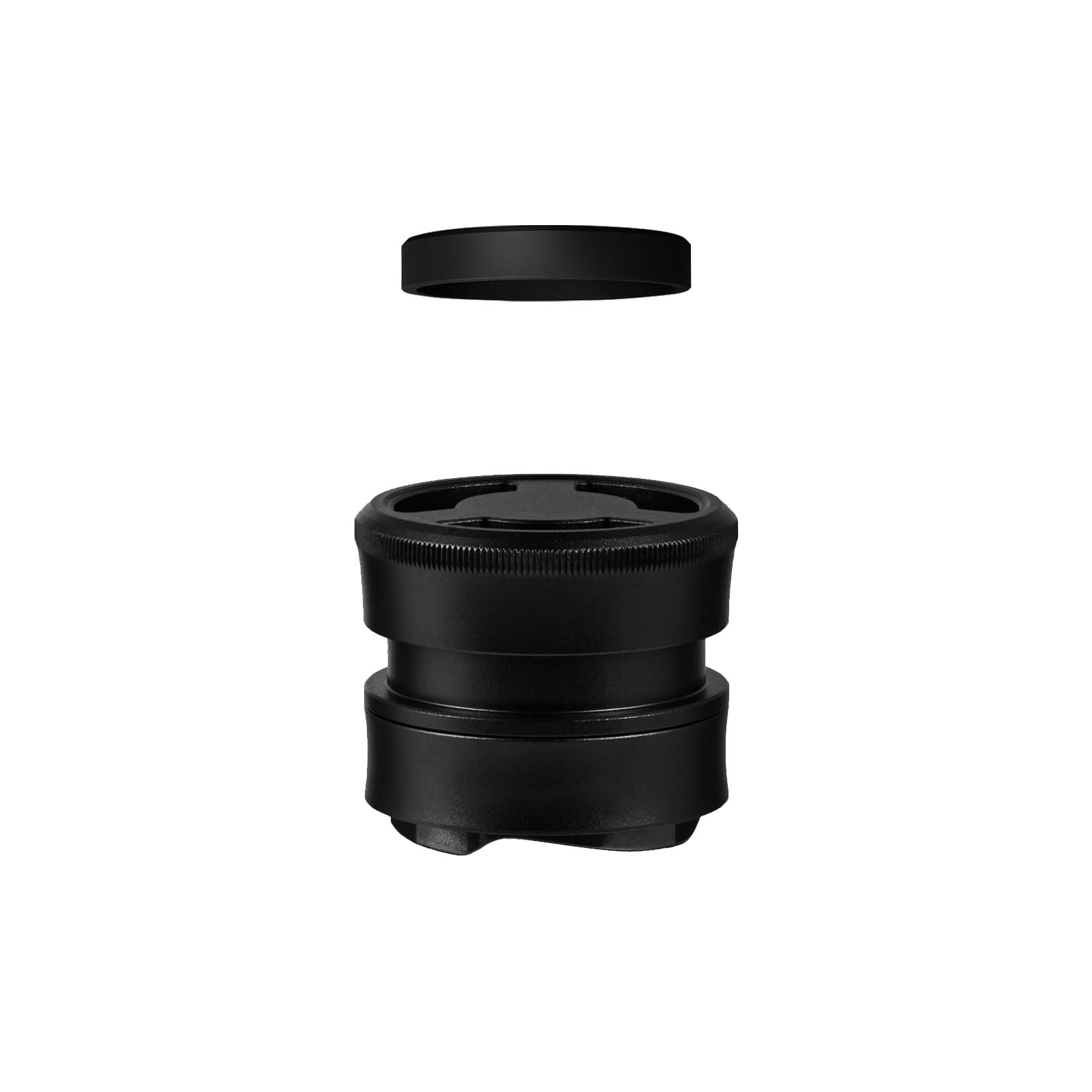 Distribuidor de café Profesional Tamper Base Hurricane Eficiente Rotación de Alta Velocidad para Entusiastas del café Aleación de Aluminio (51mmT7019)
