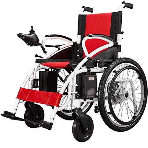 Electric Wheelchair for Adults,folding Lightweight Old Scooter, Disabled Electric Wheelchair Aluminum Alloy Frame 250w*2 Power for Disabled and Elderly Mobility,portable -  TTRYEHF, LY56SA2275
