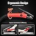 Carbon Arc Gouging Torch, 1000A 80PSI Portable Air Carbon Arc Gouging Torch 360° Rotatable Air Arc Gouging Torch with 7fts Cable, High-Performance Air Arc Gouging Torch for Slotting Cutting Riser