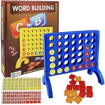 Toys EKTA Word Building Board Game Family Game, for All Ages (Multicolor),Pack of 1, All Ages