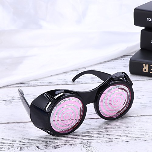 Adereços para cabine fotográfica para festas, óculos engraçados, óculos de globo ocular (preto) deco