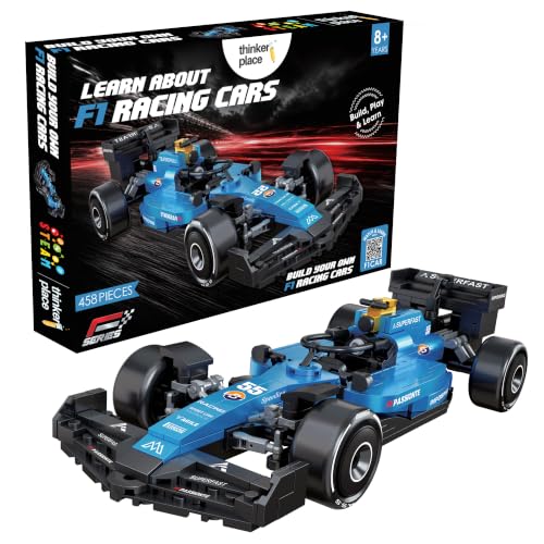 Image of Hurricane F1 Race Car Building Block Toy Set for 7+ (458 Pcs)