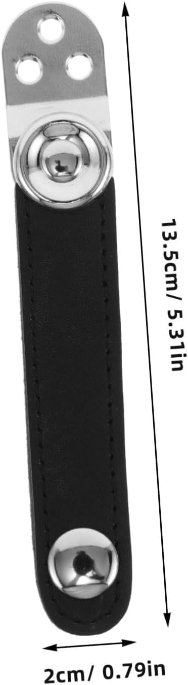 4pcs Accordion Bellows Straps Double Layer with Buckles, Metal