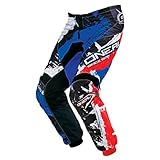 Ausgeweitete Kniepartie O\'Neal Element Youth MX DH Kinder MTB Pant Hose lang Shocker schwarz/blau/rot 2018: Größe: 26 (140-152) (Herstellergröße: 12/14)
