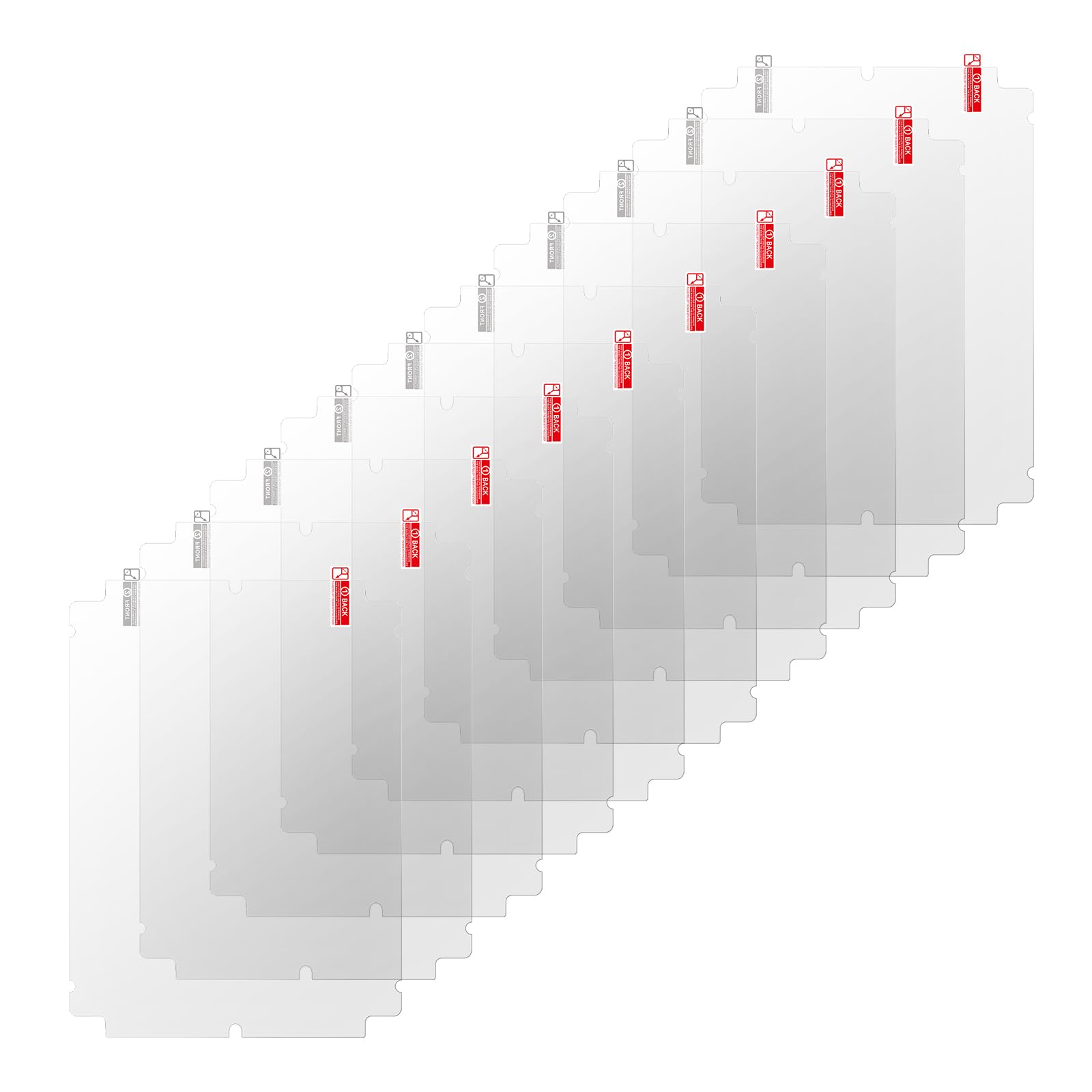 HIKUDIY 10PCS 10.1 inch LCD Screen Protector Film - Scratch-Resistant High Light Transmittance Protective Films for Resin 3D Printer Anycubic Photon