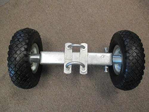 10" Rolling Gate Carrier Wheels, Heavy Duty Pneumatic (Air Filled) #TOP5
