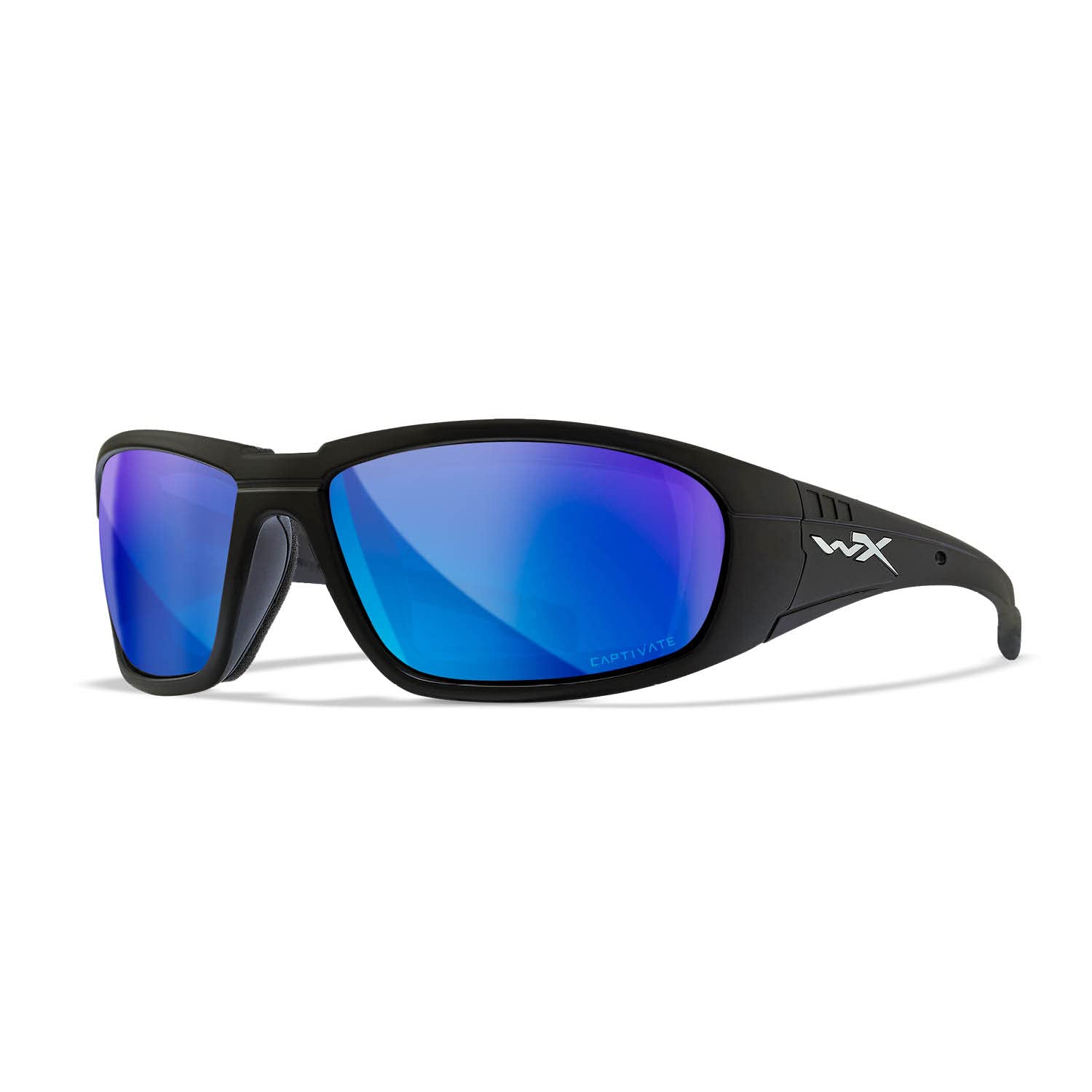 Wiley X │ WX Boss | Sonnenbrille Herren | Sonnenbrille Herren Polarisiert │ Sportbrille Polarisiert | 100% UVA/UVB-Schutz | Ideal bei Outdoor-Aktivitäten | Fahrradbrille Wandern Sport