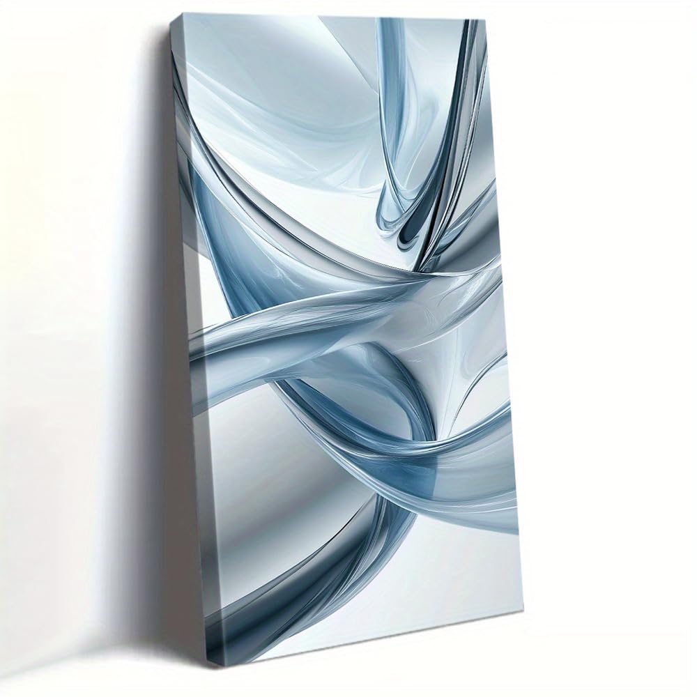 UUDEZO Vertical Abstract Large Framed Modern Wall Art Suitable for Living Room, Bedroom Decor(20x40cm(8x16in)