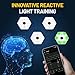 Sports Reaction Agility Lights Training Kit - Professional Reaction Time & Agility Training System with LED Light Modules for Athletes, Physical Therapists, Coaches, and Fitness Trainers (4)