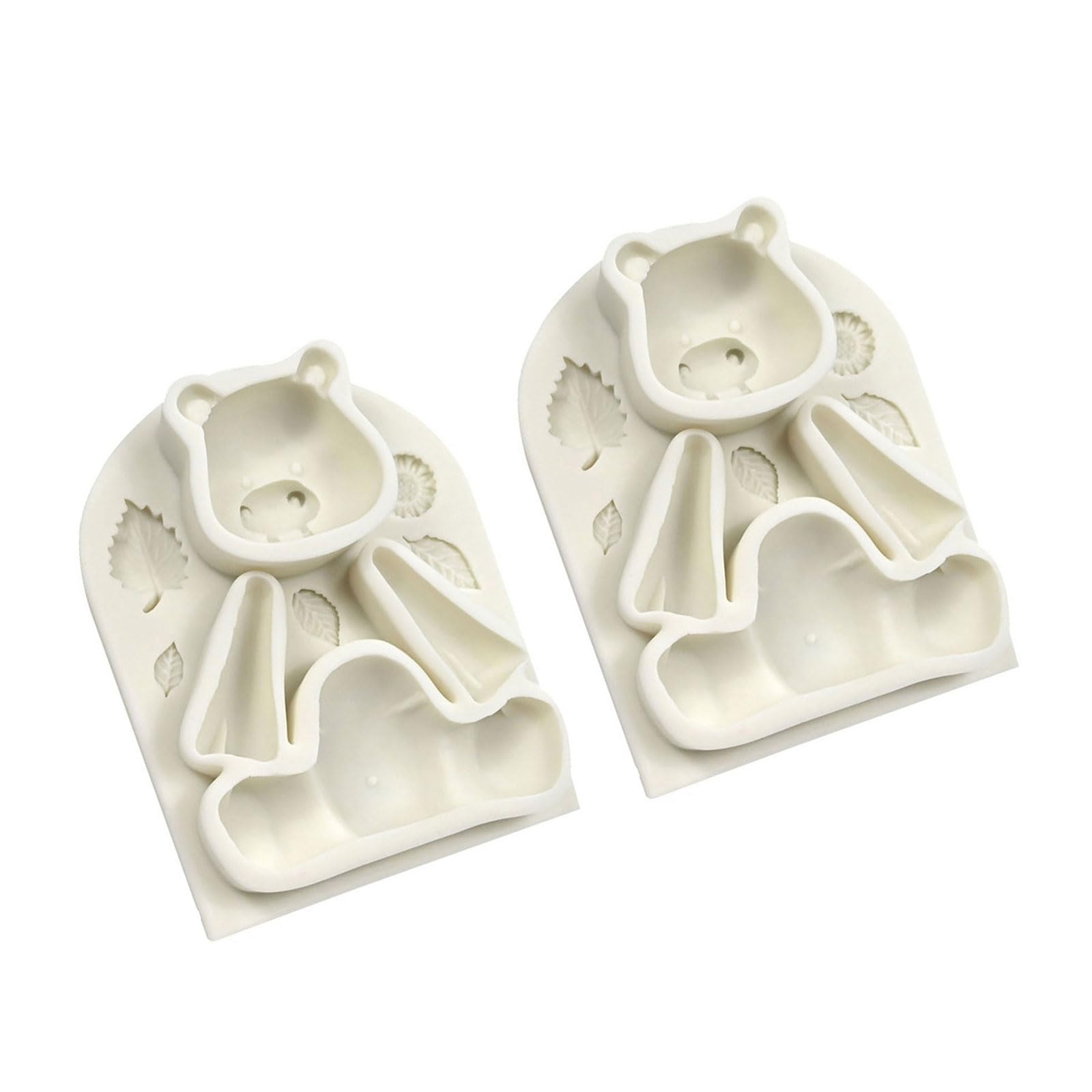 ZWWAAZHF 2Pieces Silicone Baking Molds Animal Shape Fondant Chocolate Silicone Texture Dessert for Baking Cake Decorating Tool