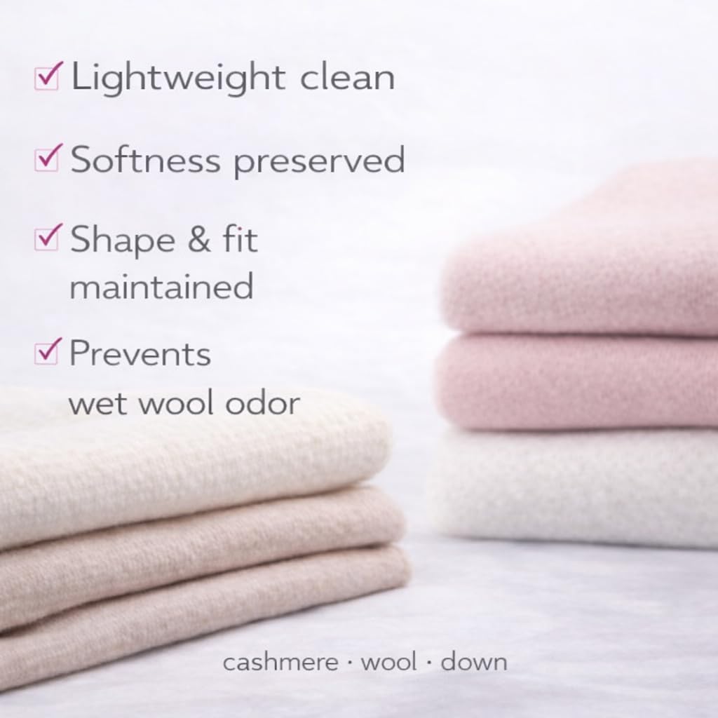 FOREVER NEW Delicate Hypoallergenic Laundry Detergent Liquid - 50 to 64 Large Loads - Gentle washing detergent for Silk, Cashmere, Bra, Undergarments, Cotton, Wool etc. - Original Scented - 32oz - Image 3