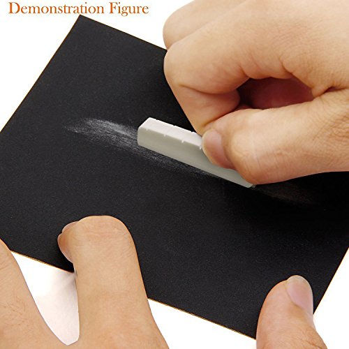 Blisstime 2 Sets Of Classical Guitar Bone Saddle And Nut 3Pcs Sand Paper Premium Quality #TOP3