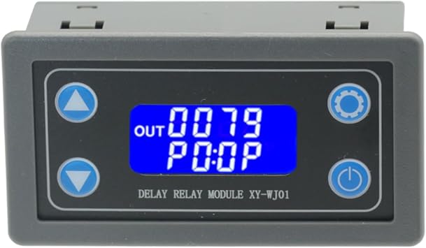 DC 630V 12V Timer Switch LED Digital Time Delay Relay Module Programmable Timer Relay Control Switch Timing Trigger Cycle,12V Time Relay