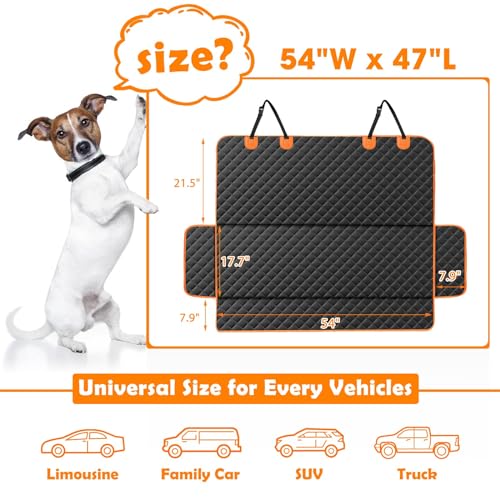Housse chien Oxford pour VW UP e-UP protège votre banquette arrière - 2