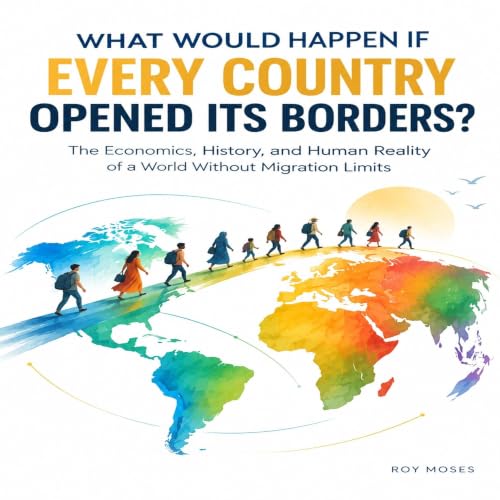 Diseño de la portada del título What would happen if every country opened its borders?: What Open Borders Could Mean for Econ