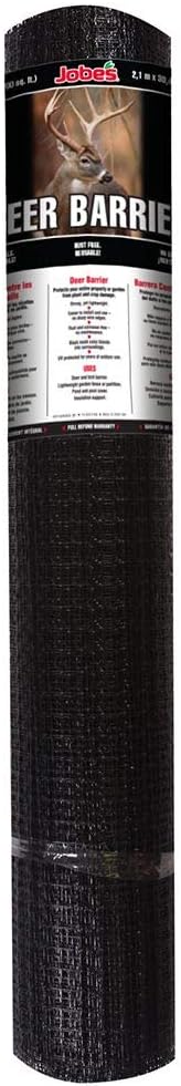 Jobes Jobe’s LG400171 Deer Barrier Fencing, 7 ft x 100 ft, Black
