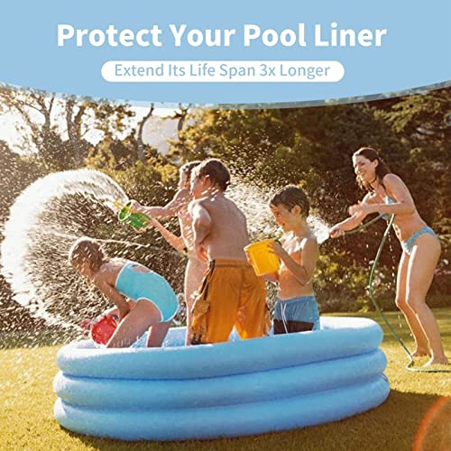 Almofada de Forro de Piscina Redonda, Almofada de Forro de Piscina de Natação, Pano de Chão de Feltr