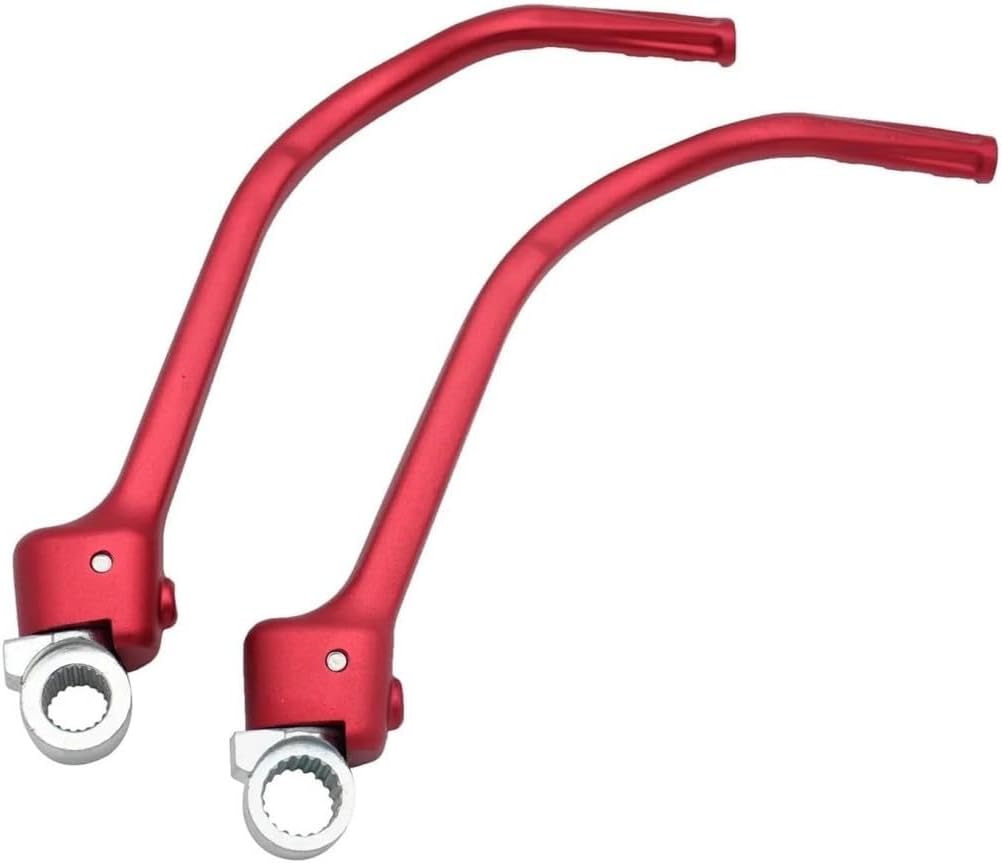 Motorcycle Kick Starter Lever Pedal Motorcycle Dirt Bike Aluminum Forged Kick Start Lever Pedal for 250R CRF250R 2012-2017 450R CRF450R 2012-2016 Parts