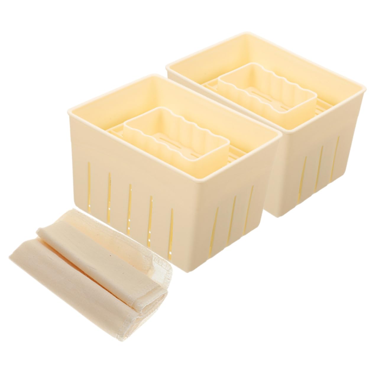 VINTORKY Homemade Tofu Maker Kit Simple Design Dishwasher Safe Tofu Pressing Mold for Diy Kitchen Cooking