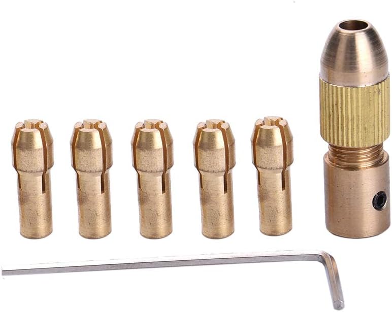 Drill Chuck Collet Set for Dremel 0.5‑3mm Micro Quick‑Change Adapter