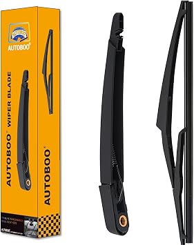 Rear Wiper Blade and Arm Replacement for Nissan Rogue 2008-2013 Juke 2011-2016,Rear Wiper Arm Blade Assembly-Original Equipment Replacement 28780-JM00A