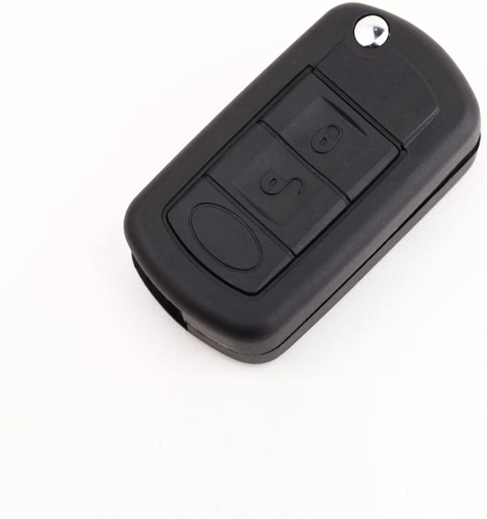 LeSoxid(TM)3 Button Flip Fob Remote Folding Car Key Shell Case for Range Rover Sport Land Rover Discovery Uncut Blade Car Cover