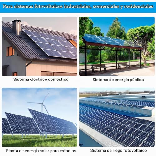 Miniatura 7 de Caja Combinadora Solar Fotovoltaica, 1000v 40a 2 En 2 Salida 2 String Pv Dc Interruptor De Aislamiento Caja Combinadora Solar Caja De Distribución Ip65 Impermeable, Para Sistemas Solares Fotovoltaico