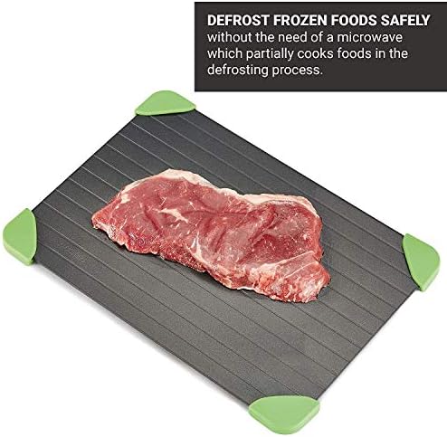 Andrew James Defrost Tray Thaw Board Plate | Up to 5 Times Faster Defrosting for Meat and Frozen Foods | No Electricity Required (Tray)