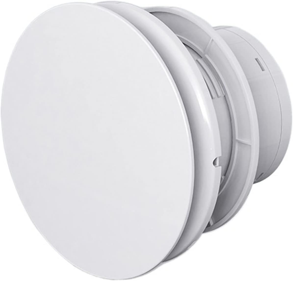 Exhaust Fan 4inch Ventilation Fan, Low Noise Ventilator Fan, Kitchen Wall Silent Exhaust Fan, Ceiling Pipe Valve Air Blading Machine Extractor,White Ventilation Fan (Size : US)