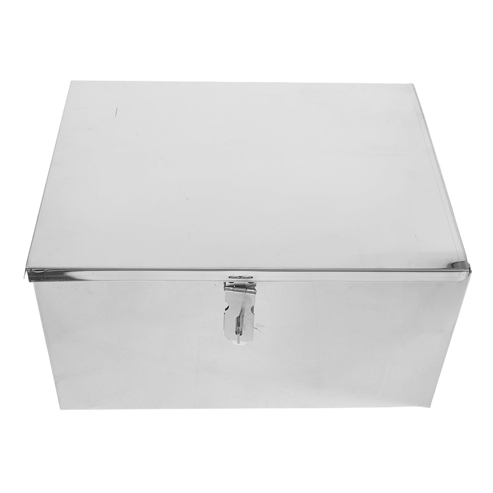 Caja de Almacenamiento para Cuchillos de Cocina Profesional con Cierre Seguro, Acero Inoxidable, Ranuras Interiores y Asas Dobles para Hoteles y Cafeterías