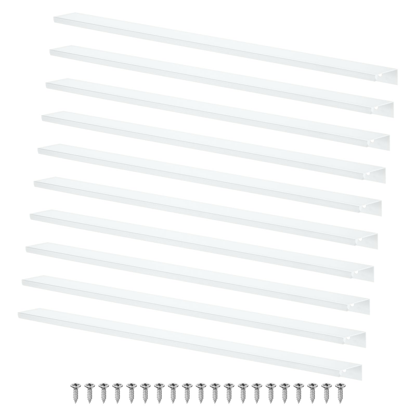 M METERXITY 10-Pack Cabinets Drawers Edge Pulls