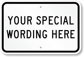 SmartSign 24 x 36 inch Large Custom Sign - Add Any Text, 160 mil Corrugated Plastic, High Resolution Print, Choose Color Theme, Made in USA