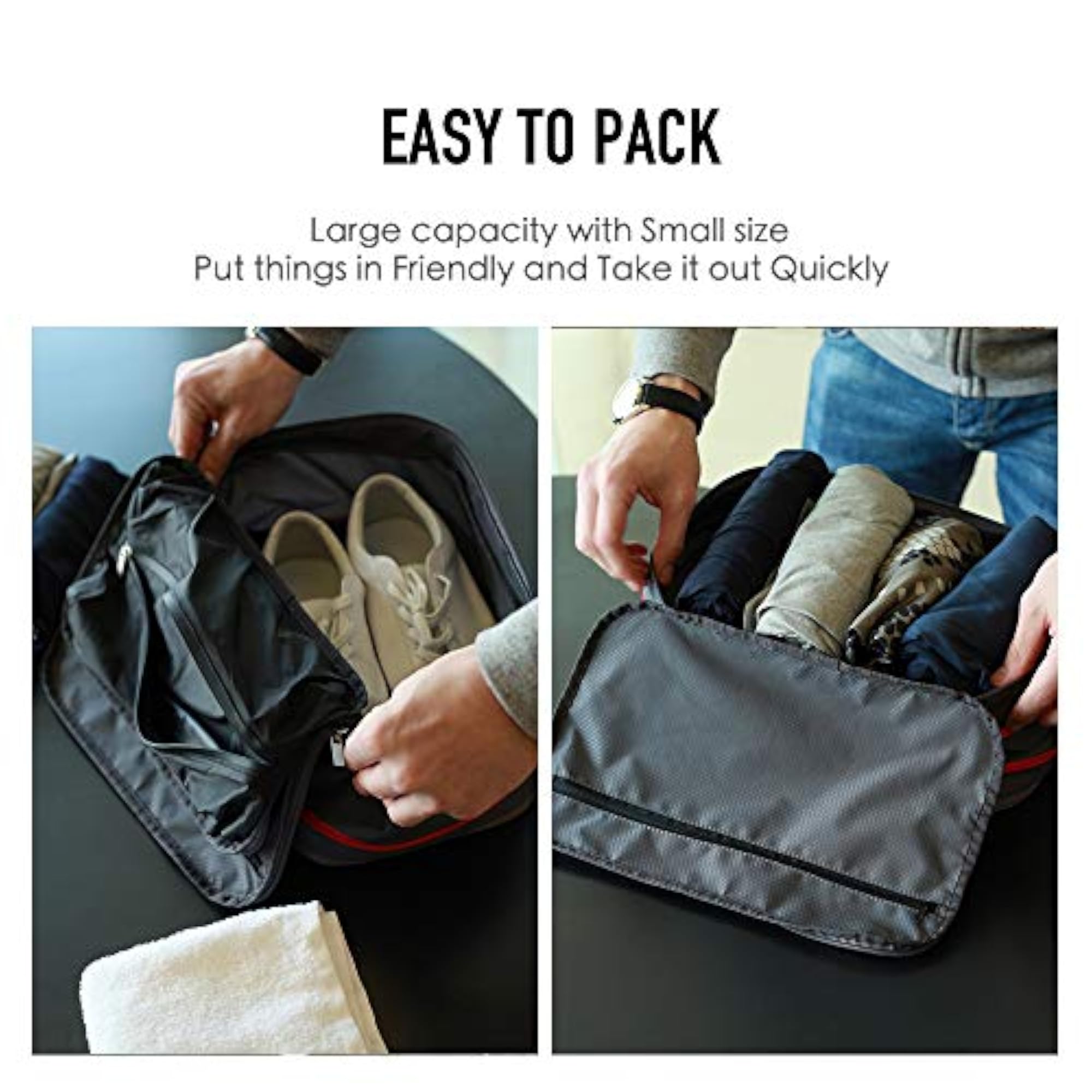 BeeNesting Compression Packing Cubes Set for Travel