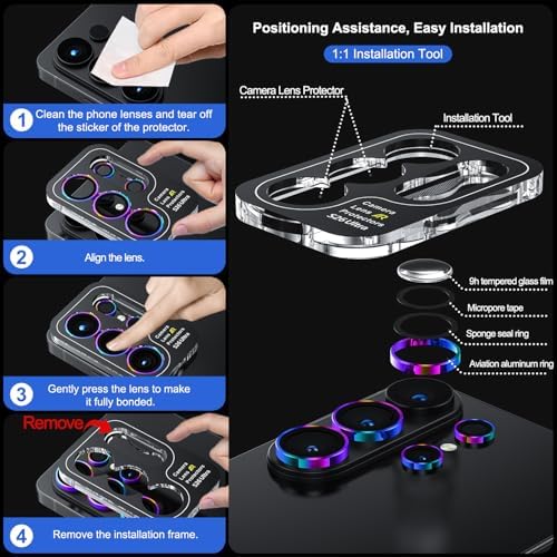 WSKEN for Samsung Galaxy S26 Ultra Camera Lens Protector - Ultra Thin - 4