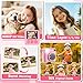 JPVERLY Kids Instant Print Camera - Christmas & Birthday Gift for Boys and Girls Ages 3-12, HD Digital Video Camera Toy with 3 Rolls Printing Paper & 32GB Card (Pink)