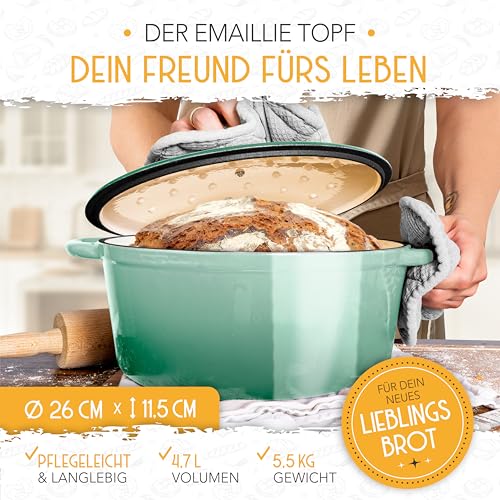 Foto von KRUSTENZAUBER Brot-Bräter mit Gärkörbchen – 26 cm