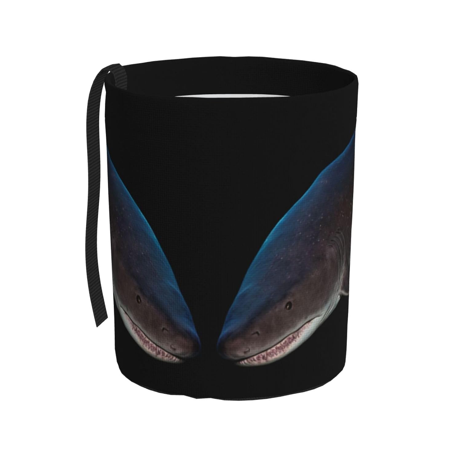 Ferocious Shark Portable car Trash can, Practical car Storage Bucket, Practical, Convenient and Foldable, a Must-Have for Cars.