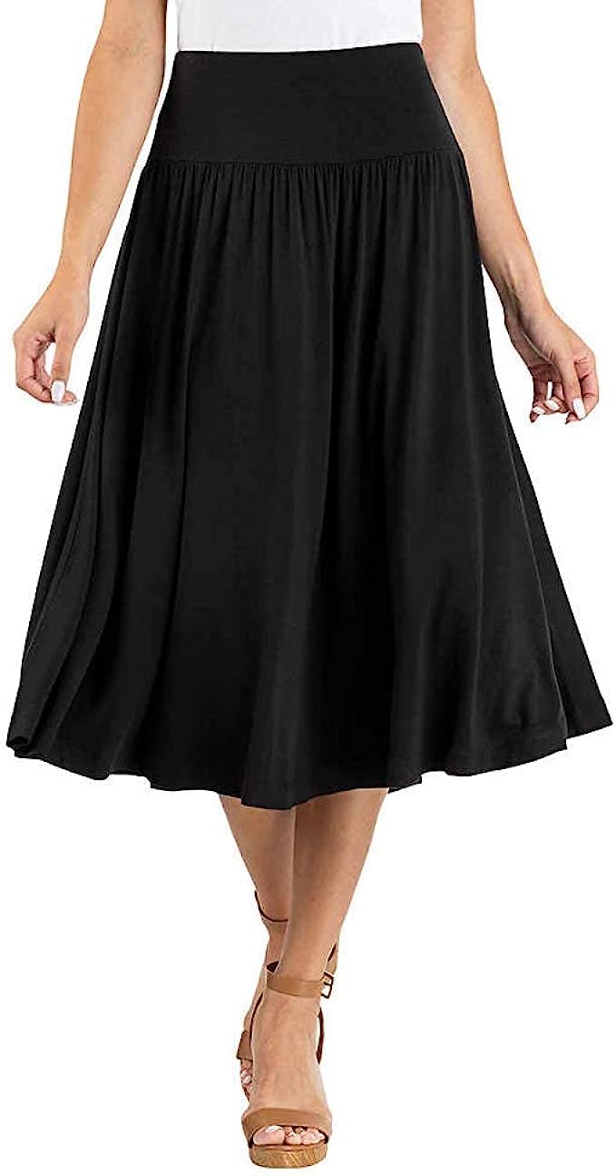 Hilary Radley Womens Skirt Tummy Control