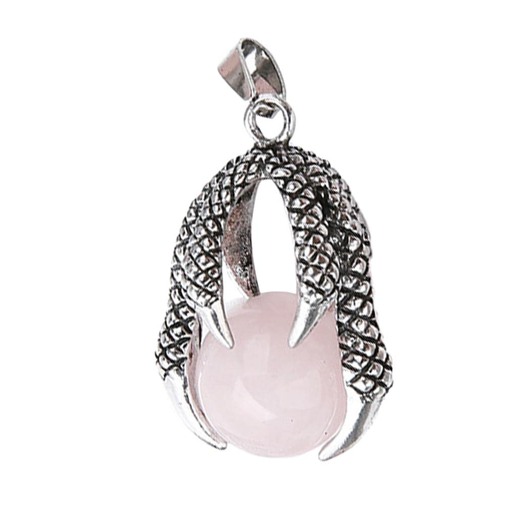 Enakshi Natural Stone Alloy Dragon Claw Pendant Opal Stone Turquoise Pendant Charm-image-35