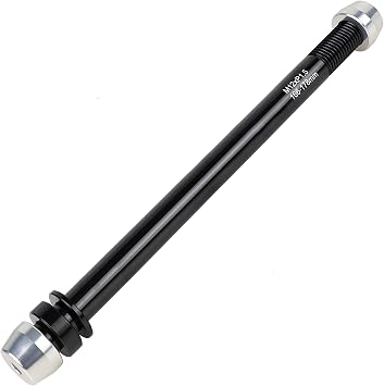 CyclingDeal Trainer Thru Axle - دراجة دراجة 12 mm سيخ العجلات الخلفية للداخلية - الطول 166 mm إلى 178 mm Boost -Thread Pitch M12 x P1.5 - الفواصل 2.5 mm/6 mm المدرجة