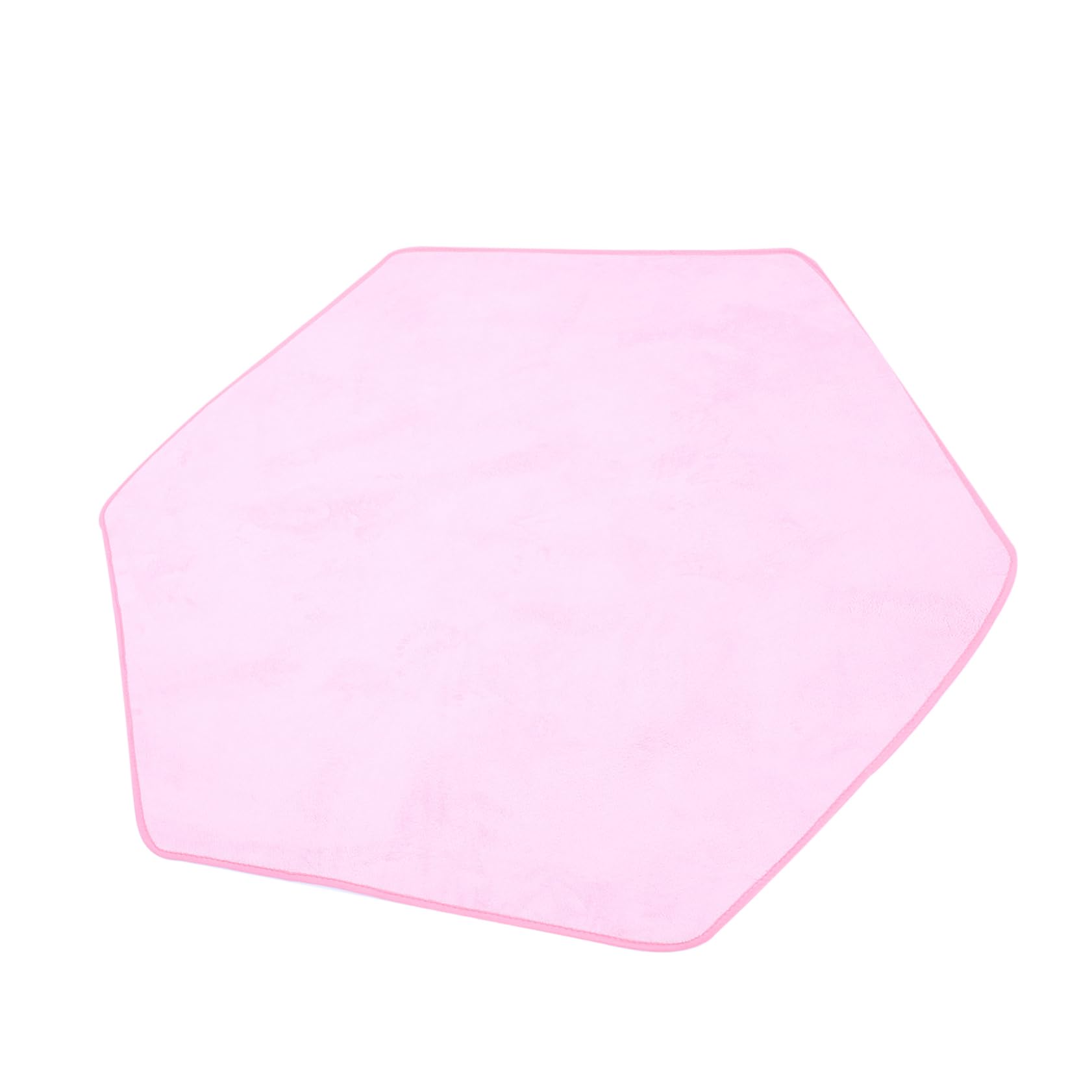 Tapis en peluche rose de qualité supérieure pour chambre d'enfant