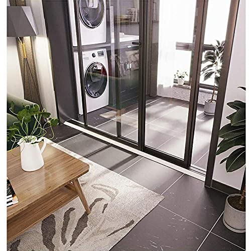 Collapsible Shower Threshold Water Dam Silicone Rubber Kitchen Water Splash Guard, Frameless Shower Threshold Door Bottom Seal Strip Water Barrier For Sink Retaining Dam Strip For Countertop (39Inch) #TOP6