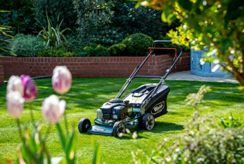 Webb WER18HP4 18"/46cm Push Rotary Petrol Lawnmower, 140cc 4-Stroke Engine, 8 Cutting Heights, 65L Collection Bag - 3 Year Guarantee - Image 8