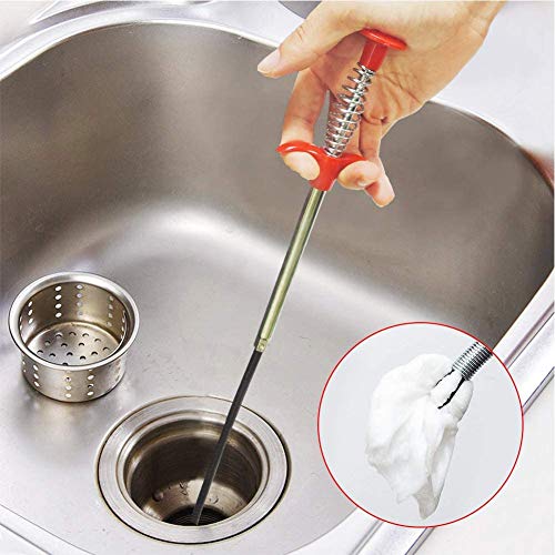 Flexible Grabber Claw Pick Up Reacher Tool With 4 Claws Bendable Hose Pickup Reaching Assist Tool for Litter Pick, Home Sink, Drains, Toilet (35.4inch) - Thumbnail 4