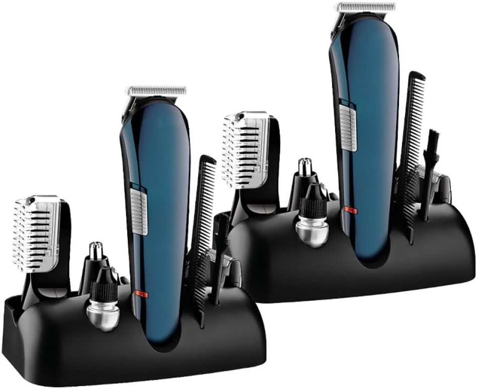 Men's Multi-Function Beard Clipper Rechargeable Nose Hair Shaving Device Electric Razor Easy to Use Compact for Travel