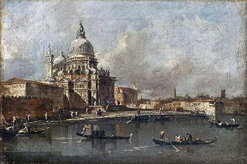 Affiche impression d'art tableau Santa Maria della Salute Francesco Guardi toile mural
